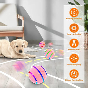 Interactive Dog Ball – Durable Motion Activated Automatic Rolling Ball for Small/Medium/Large Dogs toy